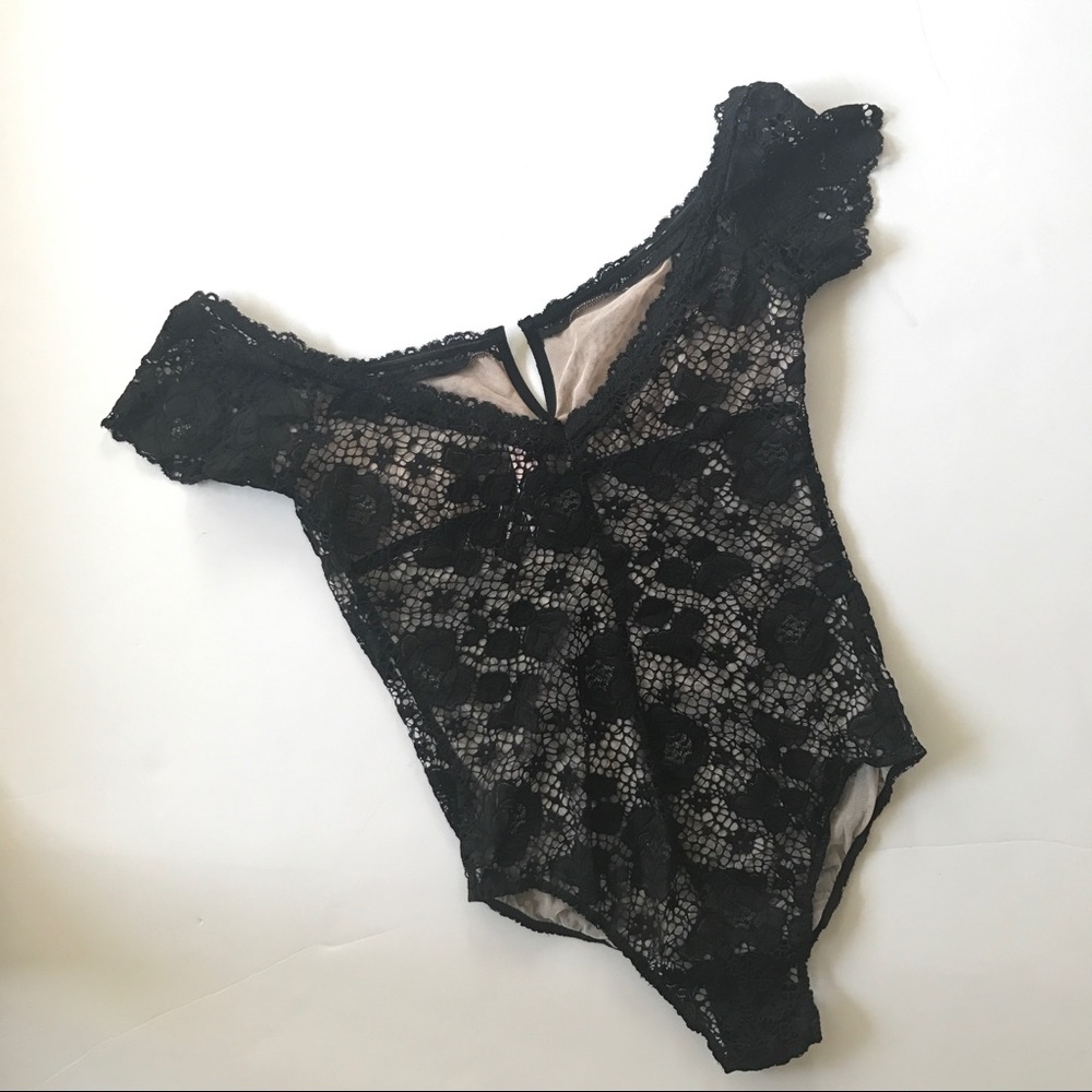 Victoria's Secret floral bodysuit lingerie size S - Picture 7 of 8